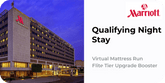 Marriott Bonvoy Qualifying 1 elite night-- Virtual mattress run
